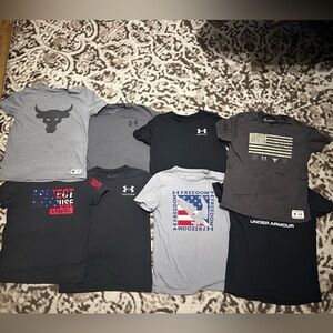 Boys Under Armour Shirt bundle. Size Medium.